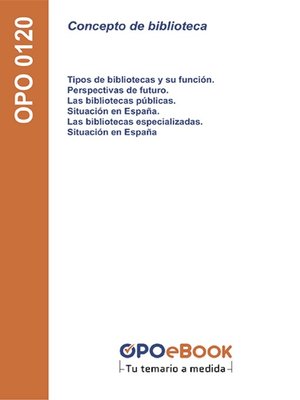 cover image of Concepto de biblioteca
